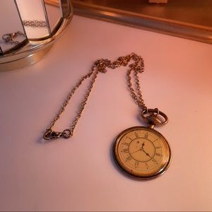 Vintage Gold Alice in Wonderland Necklace